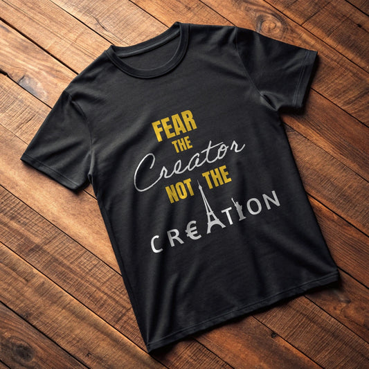 Fear the Creator not the Creation-Classic Crew T-Shirt